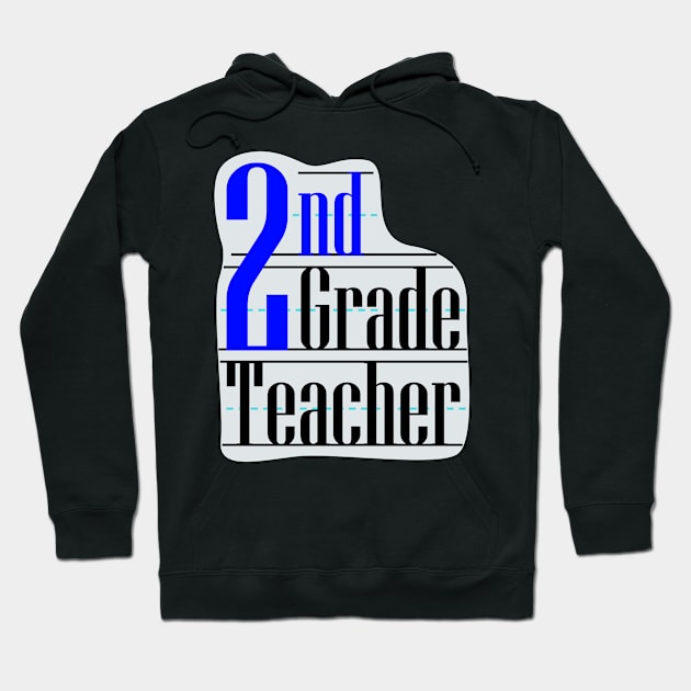 2ND GRADE TEACHER Hoodie by Lin Watchorn 